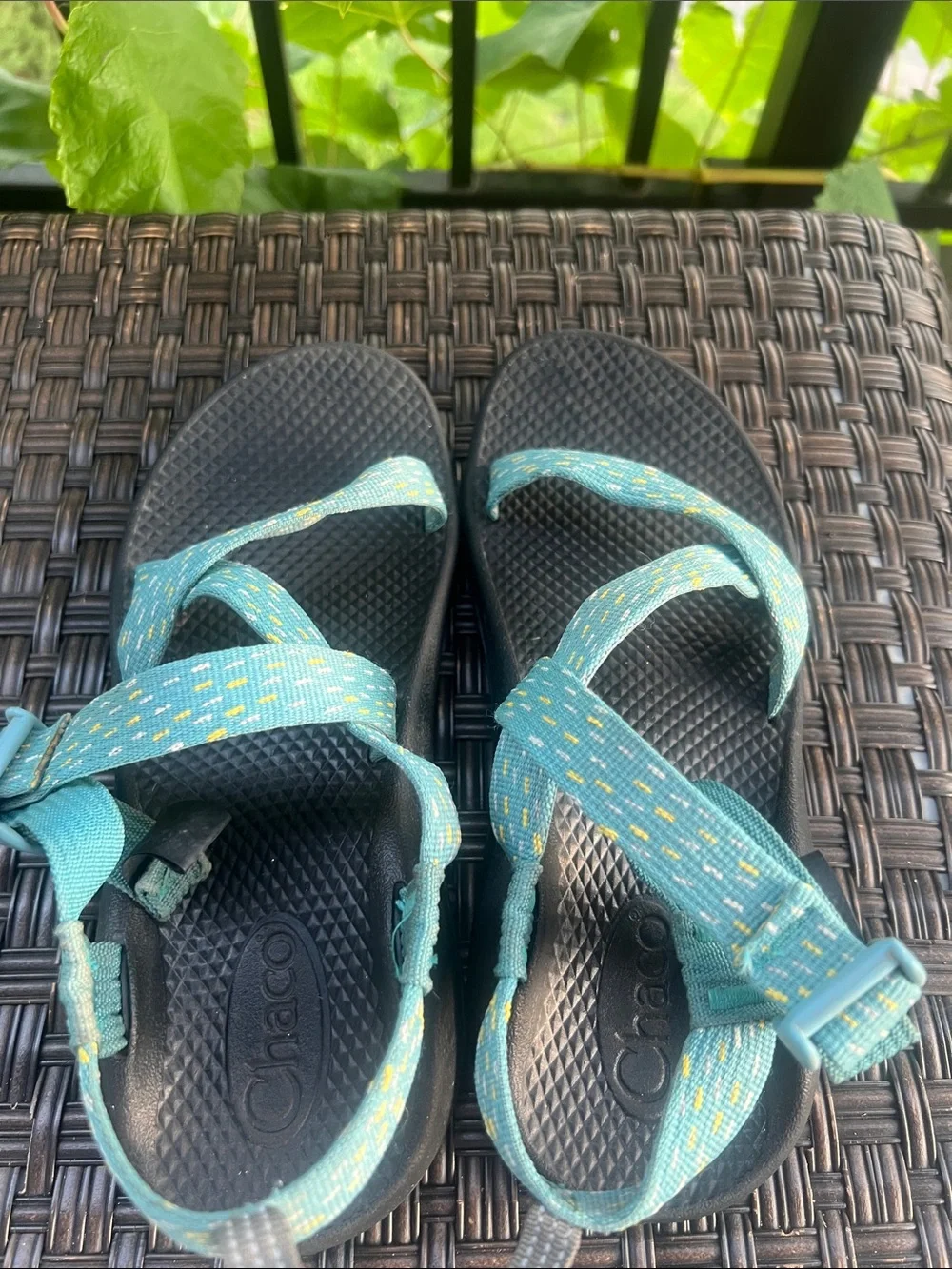 Chaco Kids Teal Strappy Sport Sandals